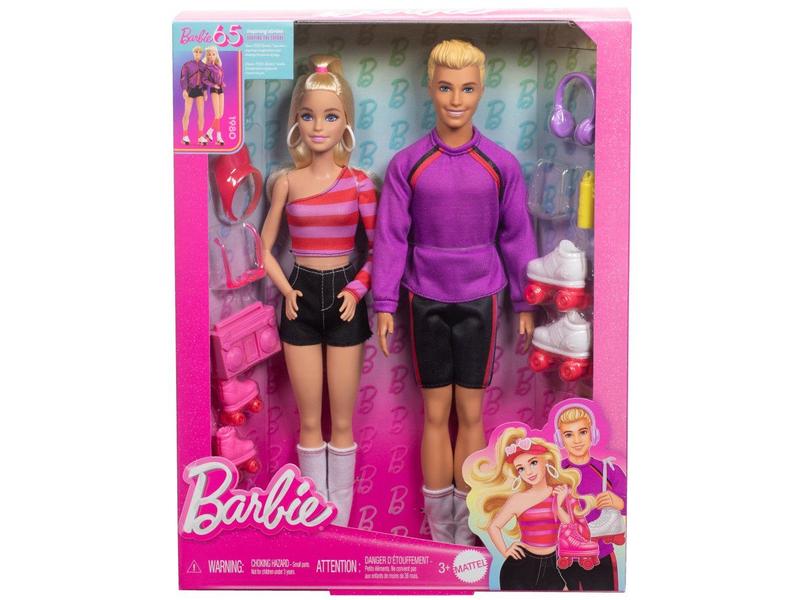 Barbie E Ken Fashionista Aniversário 65 Anos HXK90 - Mattel